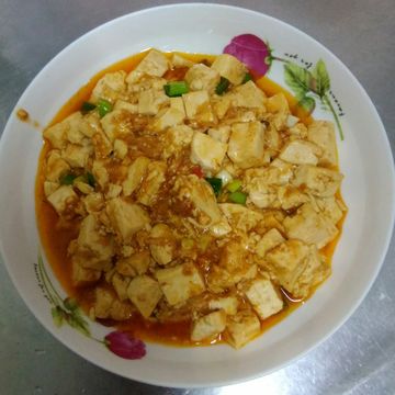 容一起做了麻婆豆腐一超簡單，家常料理