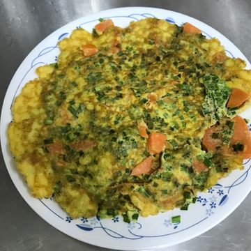 企鵝好愛煮一起做了小韮菜煎蛋
