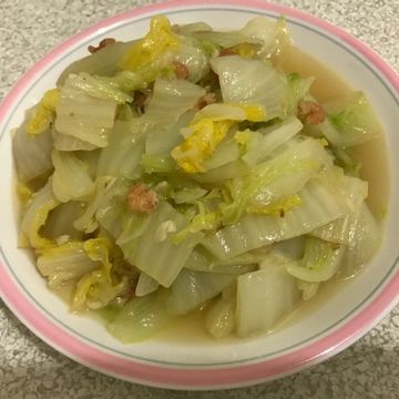 芯慧的簡單料理💕一起做了開陽白菜