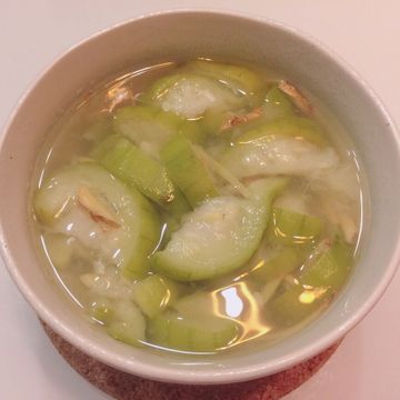 小茵一起做了清炒絲瓜
