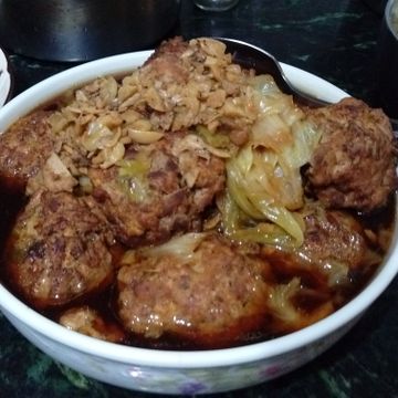 琳琳一起做了獅子頭燉白菜