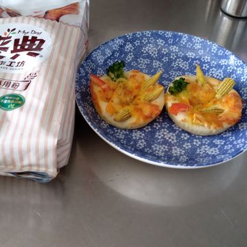 餅乾一起做了時蔬佛卡夏【麥典實作工坊麵包專用粉】