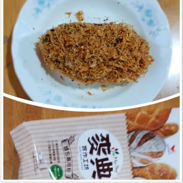  勇兔一起做了海苔肉鬆麵包【麥典實作工坊麵包專用粉】