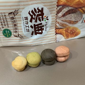 傻里傻氣的蝸牛一起做了【麥典實作工坊】繽紛馬卡龍麵包