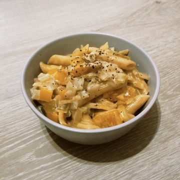 奶油培根義大利麵：Patty 一起做