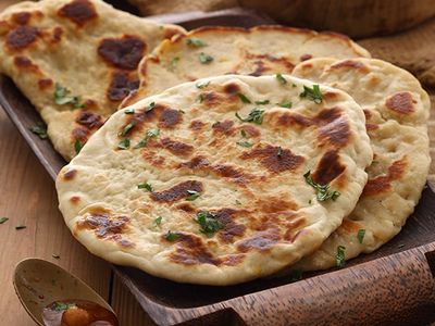 參考食譜 : 平底鍋作奶油印度烤餅