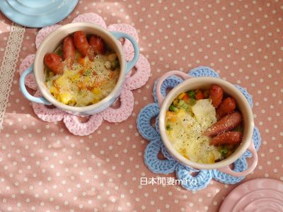 參考食譜 : 日本閒妻懶人料理蔬菜起士焗烤