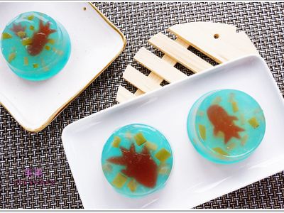 參考食譜 : ♥毛毛♥金魚寒天果凍(和菓子・錦玉羹)