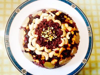 參考食譜 : 【簡易版】年糕八寶飯