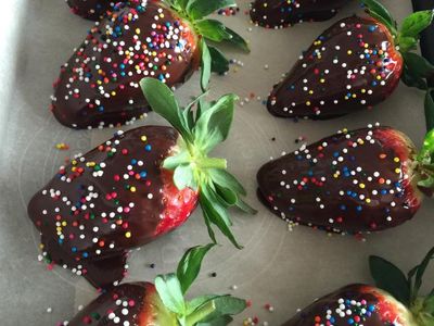 參考食譜 : 草莓巧克力(脆皮)