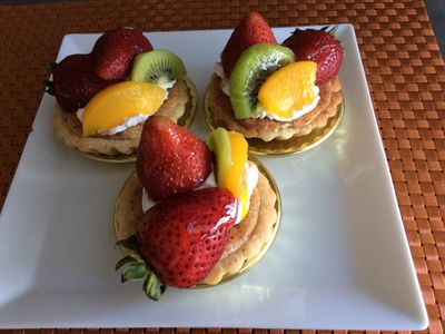 杏仁奶油水果塔（三之二）