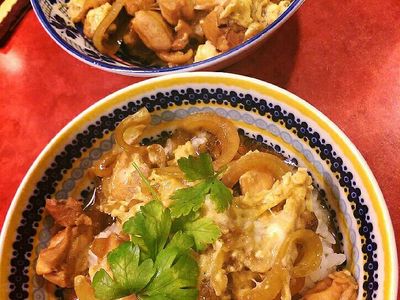 參考食譜 : 簡易親子丼
