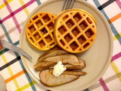 參考食譜 : 烤西洋梨鬆餅