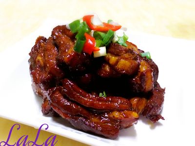 參考食譜 : 紅燒排骨
