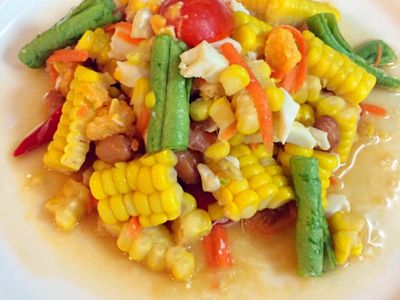 參考食譜 : 道地泰式涼拌玉米