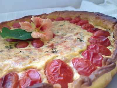 蕃茄鮪魚鹹派Tarte au thon