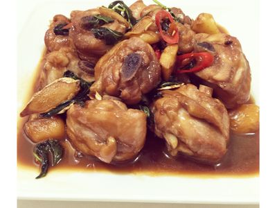參考食譜 : 三杯雞