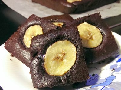 參考食譜 : 香蕉布朗尼