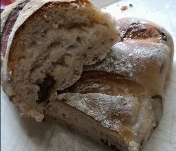 參考食譜 : 葡萄堅果歐包 (無油無砂糖)