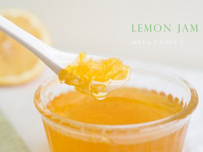 參考食譜 : 清新酸甜的黃檸檬果醬、保健檸檬糖漿作法