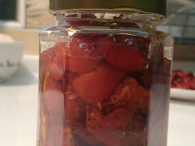 參考食譜 : 義式油漬蕃茄 (氣炸鍋)