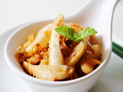 參考食譜 : 【厚生廚房】美奶滋醬燒桂竹筍