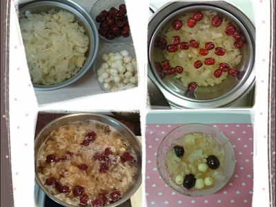 冰糖紅棗蓮子白木耳湯
