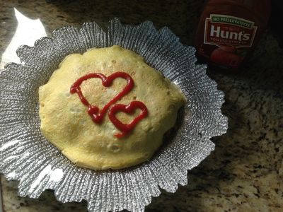 參考食譜 : 愛心蛋包飯❤!!!