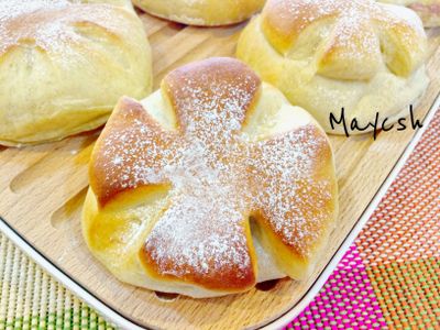 紅豆乳酪風車麵包