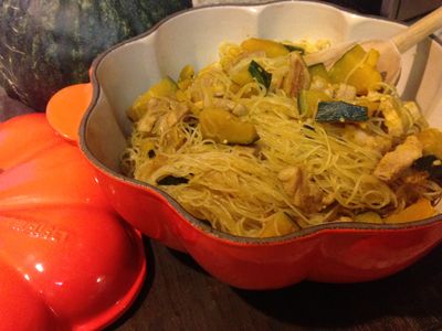參考食譜 : 南瓜炒米粉❤!!!