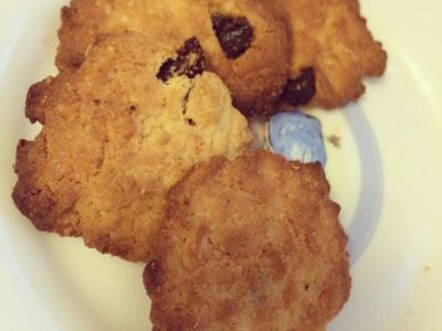 *小烤箱烘焙*燕麥葡萄乾脆餅