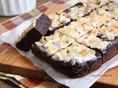 參考食譜 : 棉花糖布朗尼