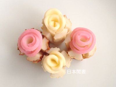 ♡卡通便當兩款玫瑰花朵作法♡