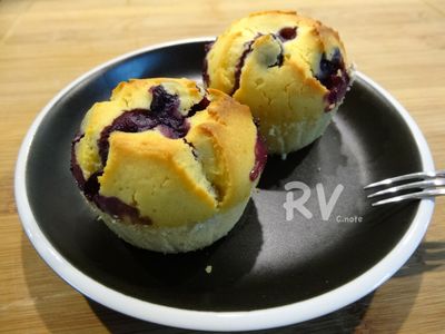 參考食譜 : 藍梅瑪芬