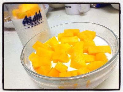 參考食譜 : 免量杯! 芒果奶酪