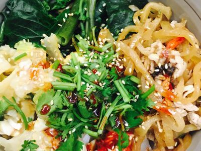 參考食譜 : 榨菜炒肉絲【自然好油Ｘ茶籽堂】