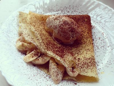 參考食譜 : 香蕉巧克力可麗餅