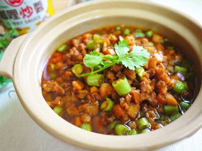 咖哩杏鮑菇肉醬【牛頭牌咖哩新食代】