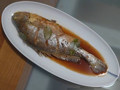 參考食譜 : 紅燒黃魚