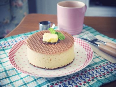 日式厚鬆餅!!小火烘烤微幸福~