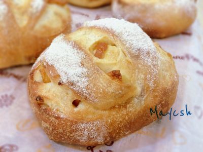 參考食譜 : 熱帶鳳梨芒果麵包