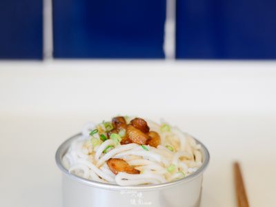 豬油封蒜乾拌米苔目