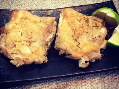 參考食譜 : 迷迭香雞腿排