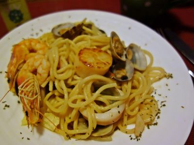 白酒海鮮義大利麵
