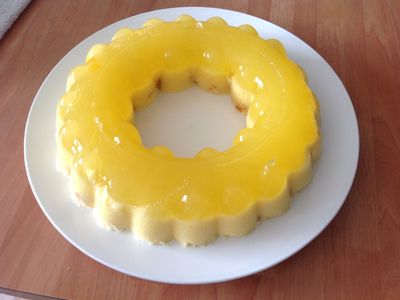 參考食譜 : 芒果啫喱雪糕布丁