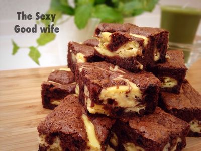 參考食譜 : 《Oreo乳酪布朗尼》