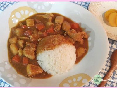 參考食譜 : 咖哩雞飯 Staub鑄鐵鍋