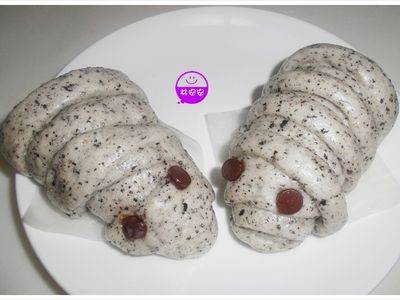 養生黑芝麻粉饅頭（蟲蟲造型）