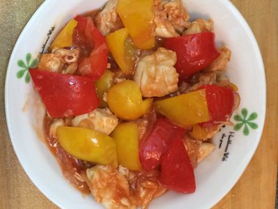 參考食譜 : 糖醋雞丁(不加油不炸)