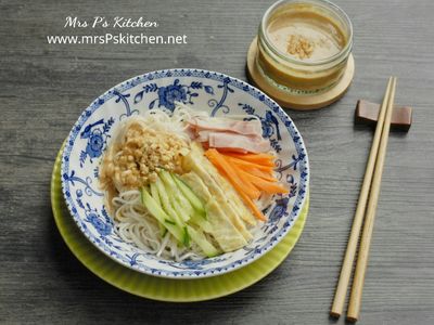 參考食譜 : 麻醬涼麵 【15分鐘食譜】